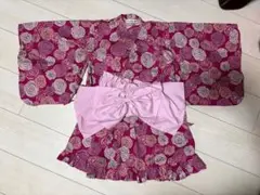 ブランシェス 浴衣 ピンク 110ペアマノン デビロック