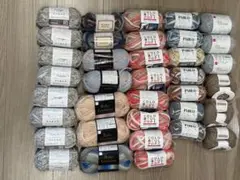 DAISO ごしょう産業　毛糸まとめてセット 36個