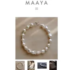 MAAYA Pearl 新品DELFINA ネックレス DELFINA ネックレス | MAAYA
