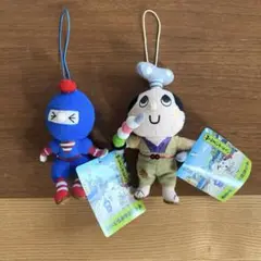 ★ぜんまいざむらい★ぬいぐるみマスコット 2体セット