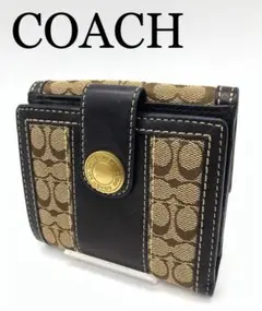 COACH ブランド ブラウン 折り財布 お洒落 メンズ レディース