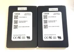②-W977- SATA 128GB 2.5インチ SSD 2点