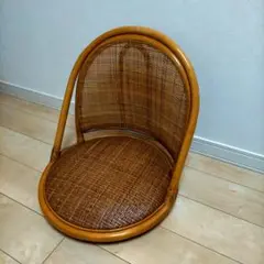 ROBIN ロビン 回転式 ラタン 籐 座椅子 ローチェア w055