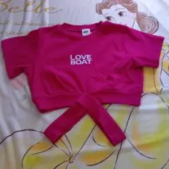 LOVE BOAT ★クロップドTシャツ 130