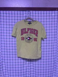 TOMMY HILFIGER グリーンイエロー Tシャツ 140