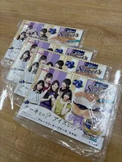 乃木坂46 明治スーパーカップパネル 小サイズ4枚+中サイズ1セット