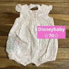 ディズニーベイビー ダンボ ロンパース 70 美品 女の子