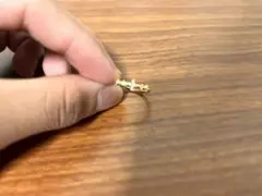 ゴールド シンプルリング フリーサイズ値下げ交渉⭕️