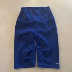 andar ネイビー ハイウエスト トレーニングパンツ レギンス　Mサイズ