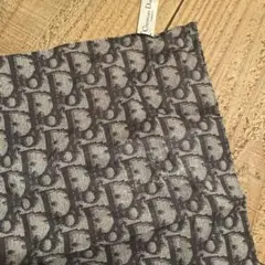 Dior ハンカチ スカーフ トロッター オブリーク 綿100％ ネイビー