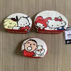 サンリオ　キャラクターポーチ３点セット