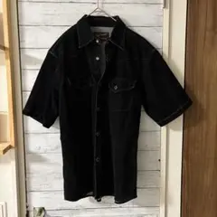 Extra Garment ベロア ベルベット 半袖 ウェスタンシャツ古着屋購入