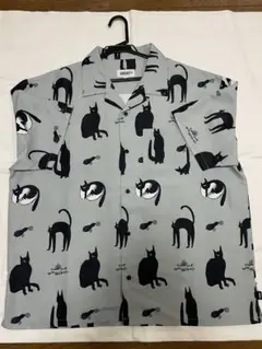 HAIGHT® KB CATS OPEN COLLAR SHIRT
