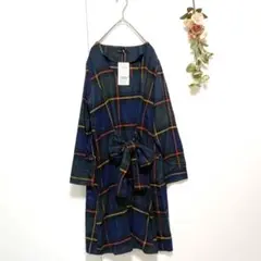 新品タグ付き✨アーバンリサーチ【ROSSO】チェック ひざ丈 ワンピース （F）