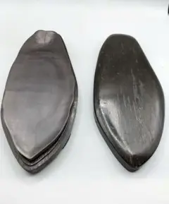 古硯 端渓下巌 桃葉硯