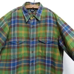 THE CORONA UTILITY NAVY 2ポケット ネルシャツ CPO