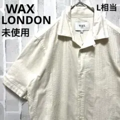 WAX LONDON NEWTON PINTUCK SHIRT 半袖タグ付未使用