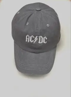 新品　AC/DC エーシーディーシー　グレー　キャップ