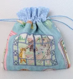 214　ユキエモン　yukiemon ミニ巾着　小さな収納　猫