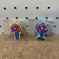 ミャクミャクぷっくりラバマスビスケット2個セット　6あせあせ　13るんるん