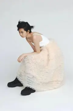 bibiy DARLENE SHUSHU SKIRT IVORY