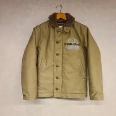 ヒューストンHOUSTON N-1デッキジャケット ステンシル入 サイズ34