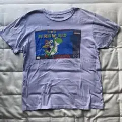 任天堂スーパーマリオワールド プリントTシャツ フェード