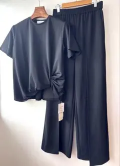《新品タグ付き》ミラオーウェン ツイストディテールパンツSETUP