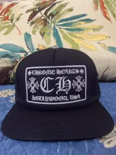 CHROME HEART黒 トラッカーキャップ