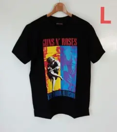 ガンズ・アンド・ローゼズ USE YOUR... バンドTシャツ(Ｌ)N48