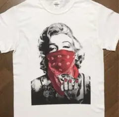 新品未使用　マリリンモンローフォトプリントTシャツ/白