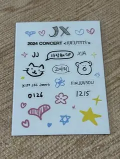 ジェジュン XIA ジュンス JX IDENTITY ソウル　ステッカー