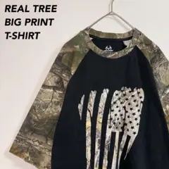 《ビッグプリント》REAL TREEリアルトゥリー迷彩Tシャツカモフラ