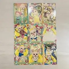 おジャ魔女どれみ　ハナちゃん　カード9枚　当時品