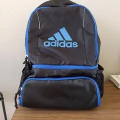 adidas ボールバッグ ブラック/ブルー　リュック