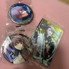 キャラクター缶バッジ2個セット+カード御堂虎淤