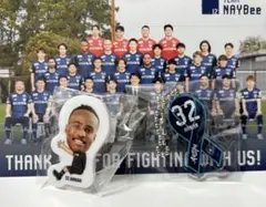 ハナン選手リボンマグネット型キーチェーン★ハナン選手だっこちゃんクリップ★新品