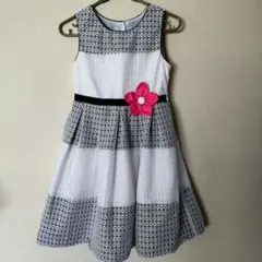 Jona MicheIIeノースリーブ ワンピース ドレスお花付き siz１４０