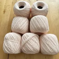 野田商店　綿100% 50g 7玉　パステルピンク