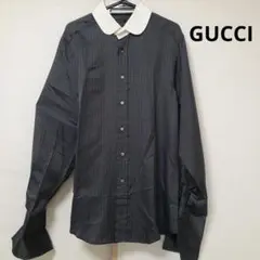 GUCCI グッチ メンズ シルク シャツ