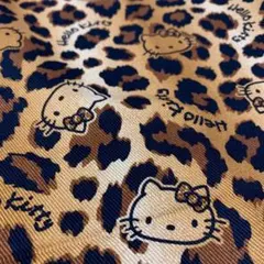 キティ サンリオ 2011 生地幅×30〜33 ヒョウ柄