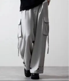 CLEL M-47Design パラシュートパンツ XSサイズ ライトグレー