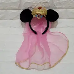 【東京ディズニーリゾート】ミニーマウス カチューシャ ベール付き