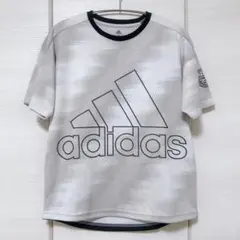 【極美品】adidas アディダス ジュニア Tシャツ ロゴ 男の子 160