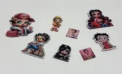 ベティ・ブープ アクリル 8個セット