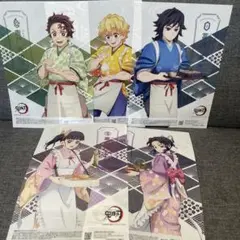 セブンイレブン限定 鬼滅の刃 クリアポスター コンプリートセット