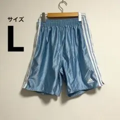 adidas アディダス　ライトブルー　ショートパンツ　ハーフパンツ