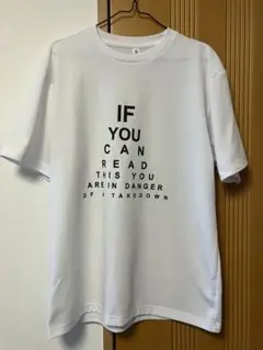 オリジナルデザイン ドライTシャツ「IF YOU CAN」 （XL）