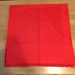 ルイヴィトン ストール ショール レッド 赤