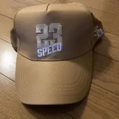 ソフトバンク応援グッズ 23 SPEED ベージュキャップ
